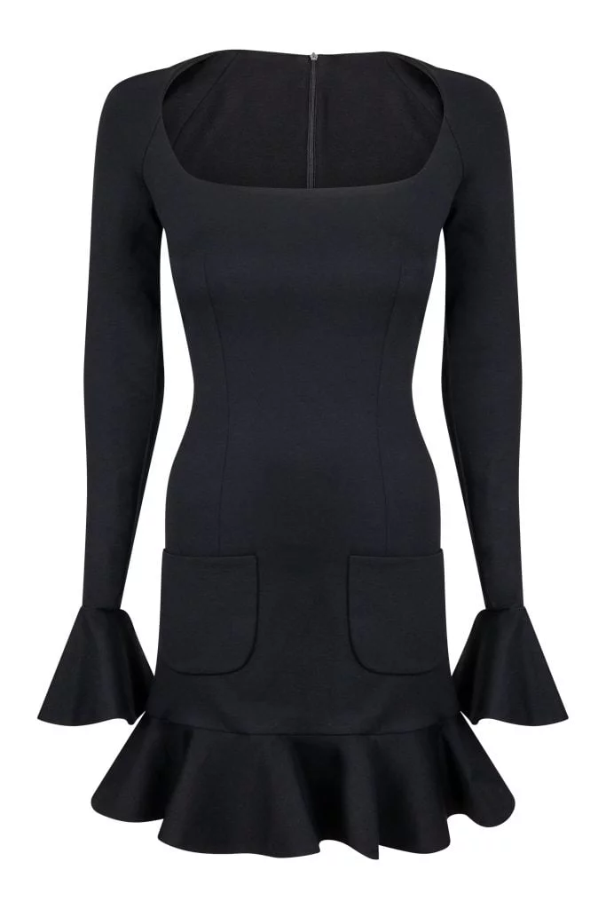 Krótka czarna sukienka