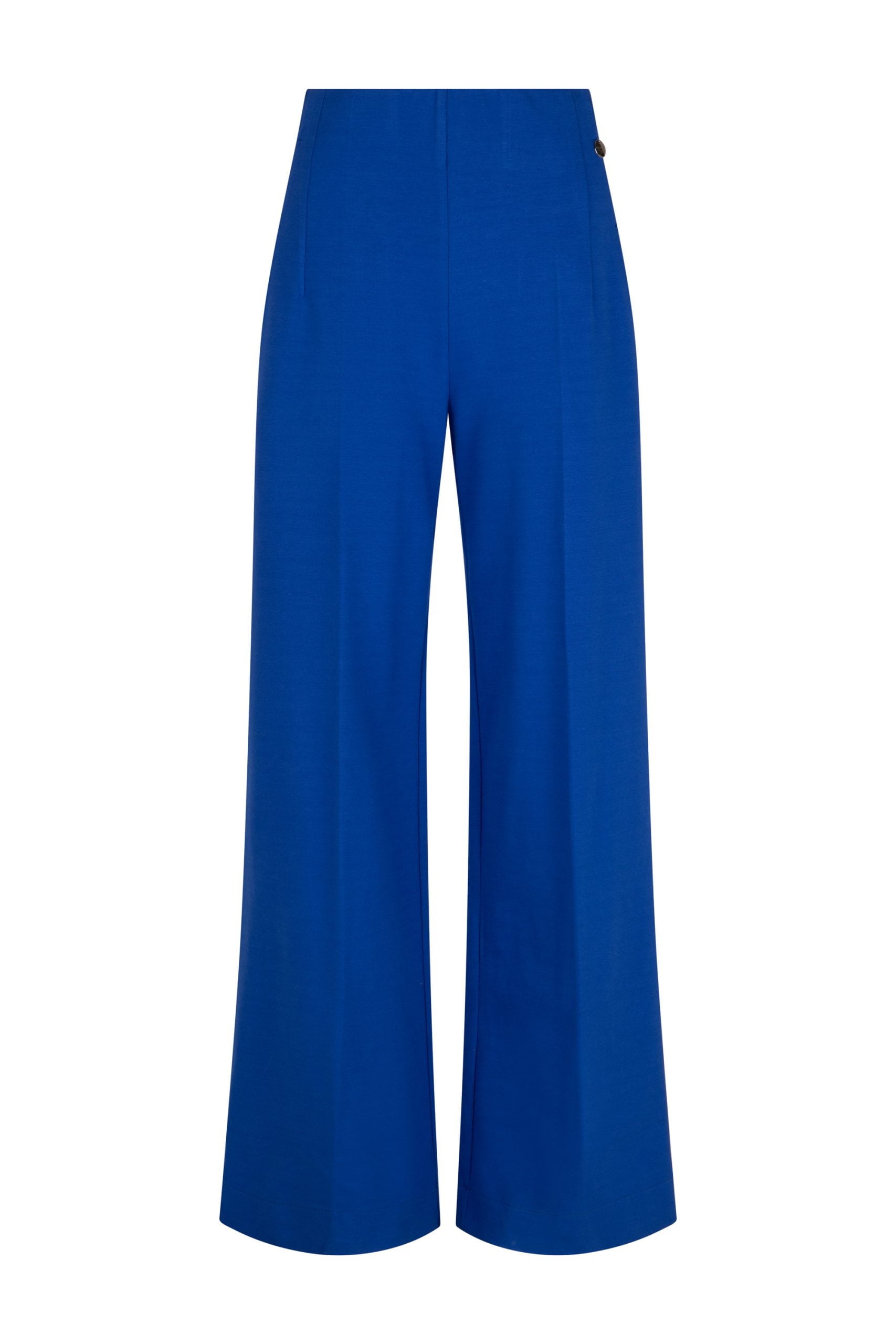szerokie spodnie w kolorze modrakowym