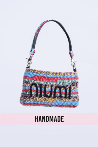 Ręcznie robiona torebka szydełkowa kolorowa