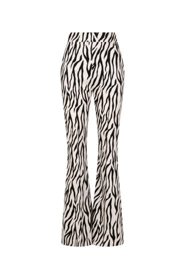 Dzwony damskie print zebra