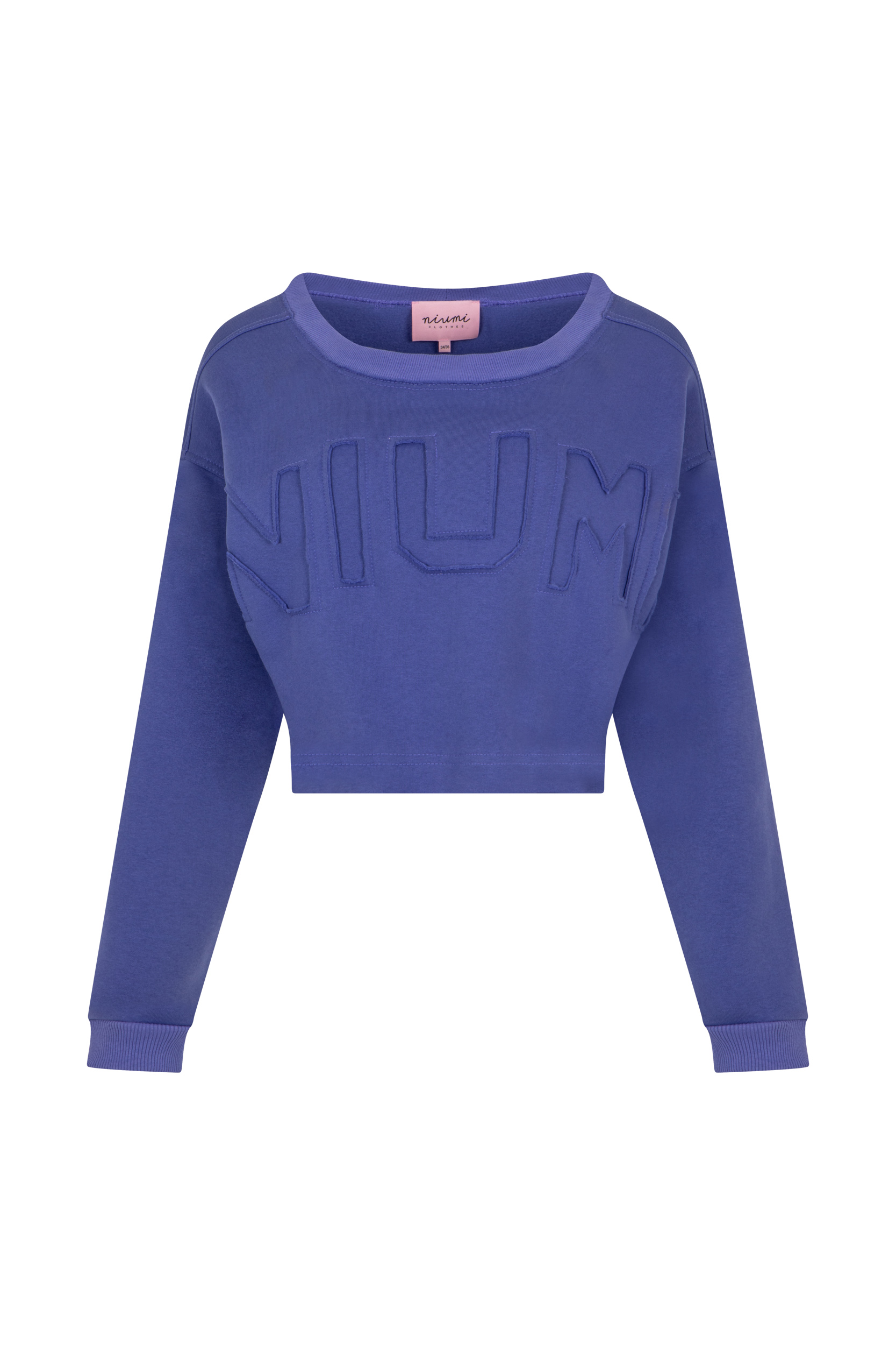 Krótka bluza damska w kolorze Very Peri