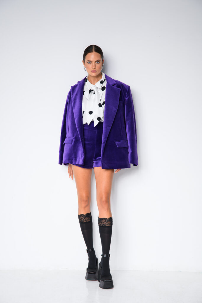 koszula z kokardą damska