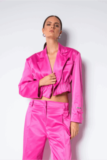 Marynarka na jesień fuksja