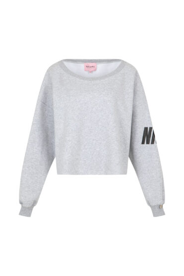 Szara damska bluza z logo