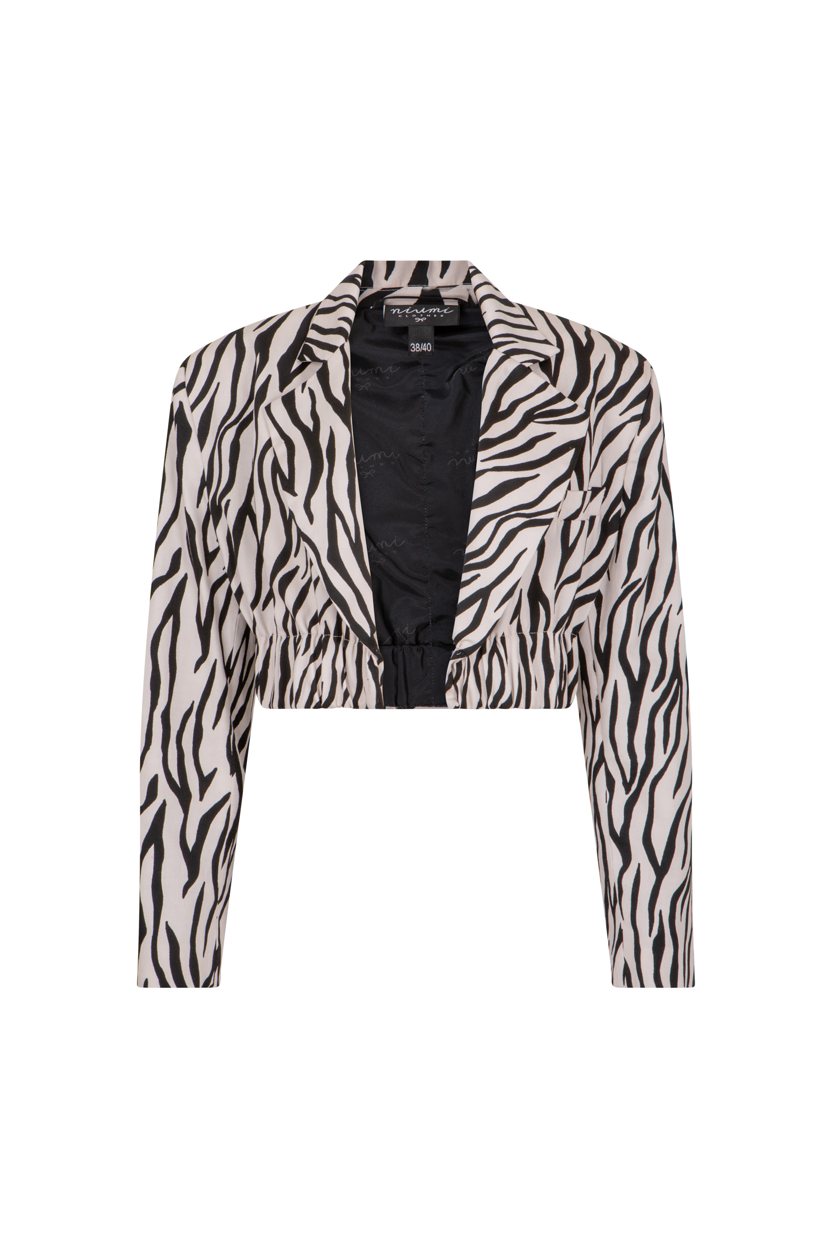 Marynarka na jesień zebra