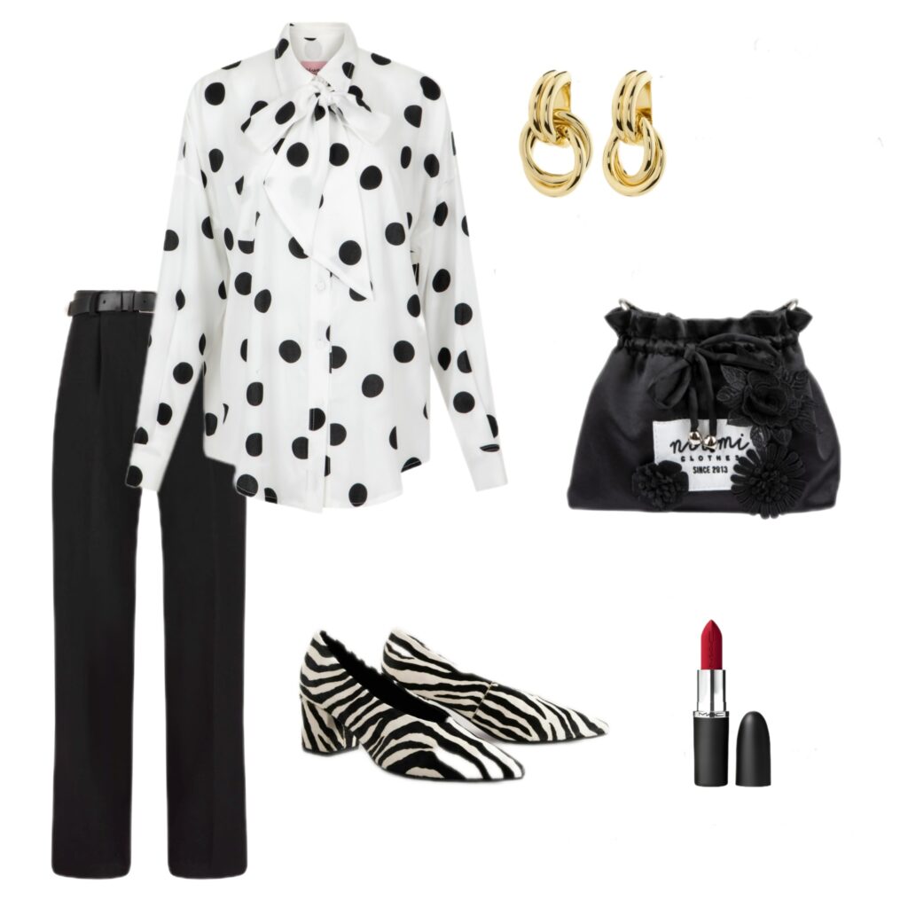 jak wystylizować czarne spodnie garniturowe damskie?