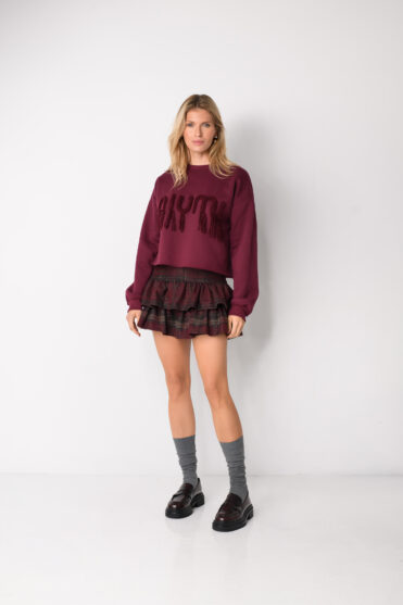 Spódnico-spodenki w kratę