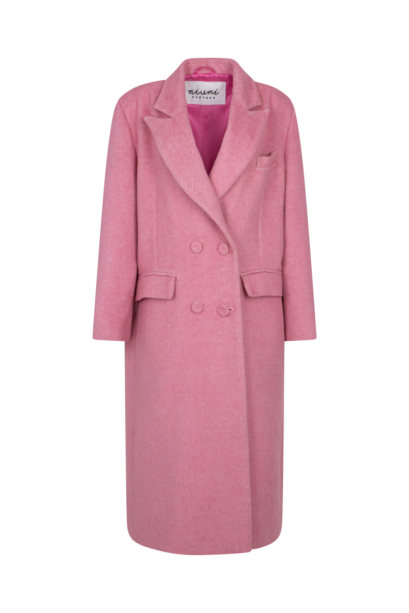 Wełniany płaszcz na jesień