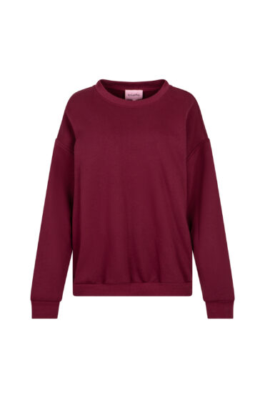 Bordowa bluza damska na jesień