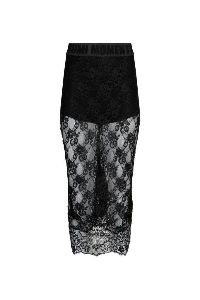 Koronkowa spódnica czarna