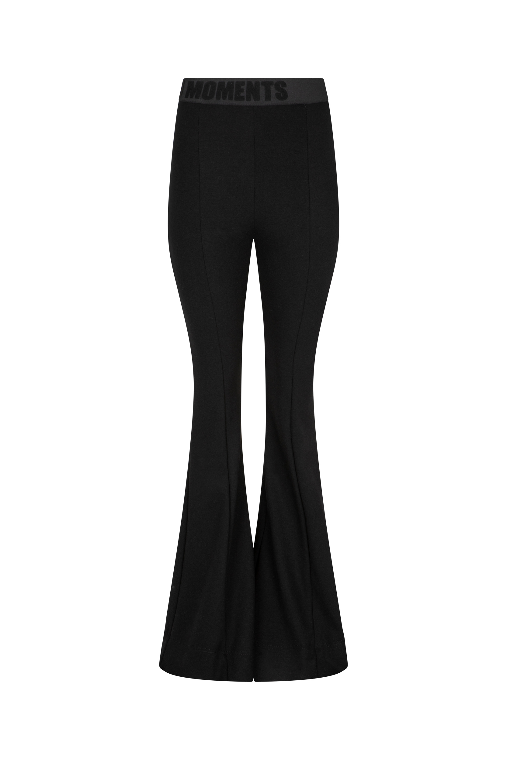 Czarne spodnie dzwony damskie