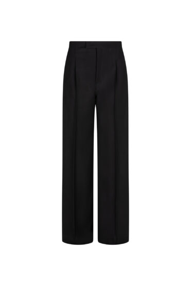 Czarne eleganckie spodnie damskie