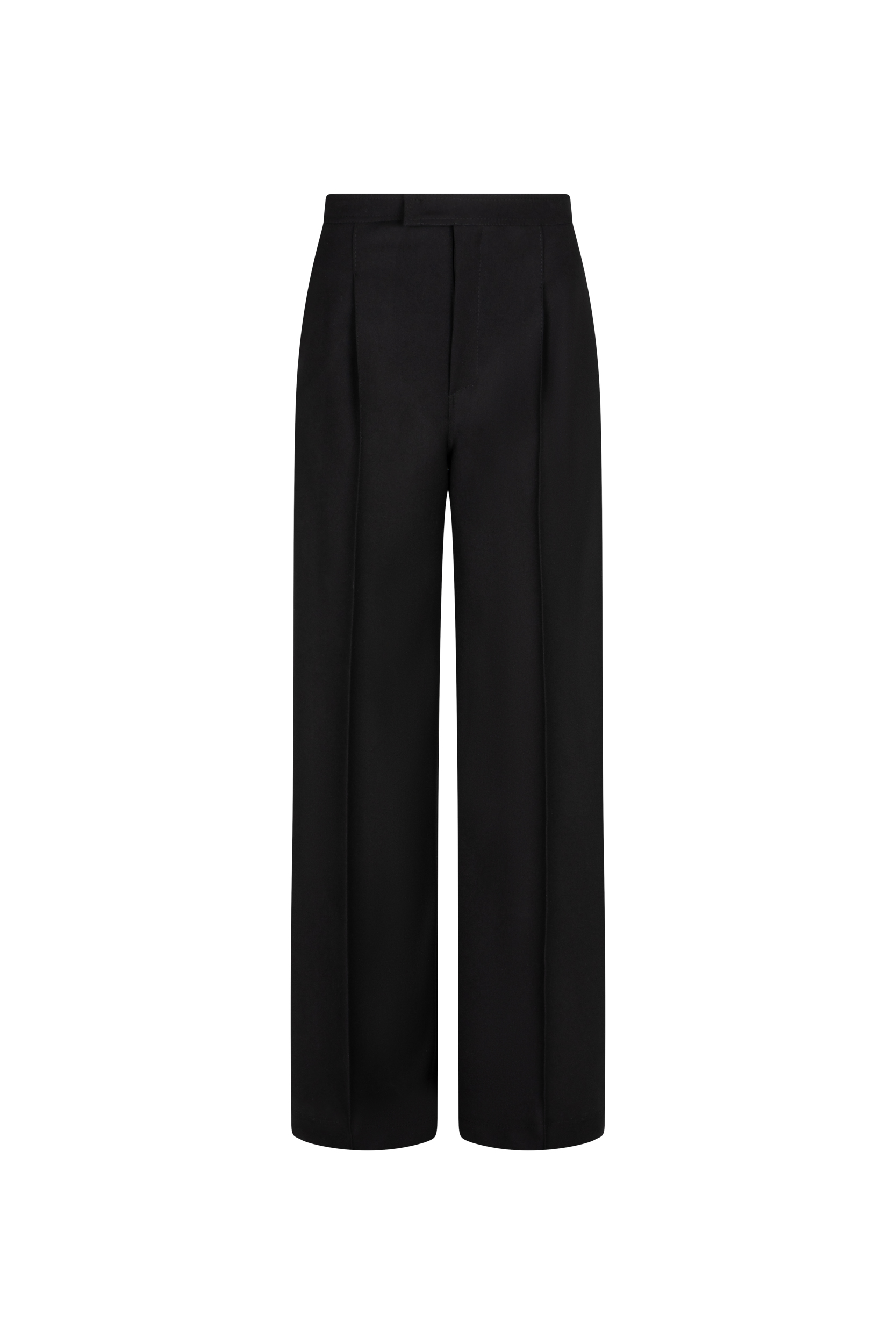 Czarne eleganckie spodnie damskie