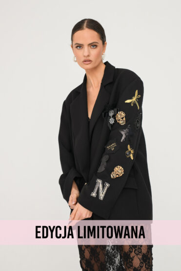 Limitowana marynarka z ozdobnym rękawem