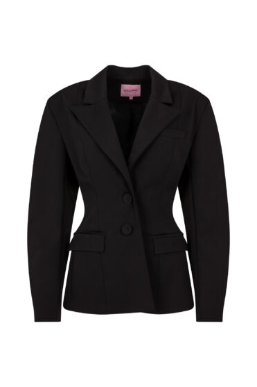 Taliowana marynarka czarna