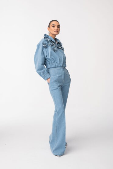 Dzwony jeansowe damskie
