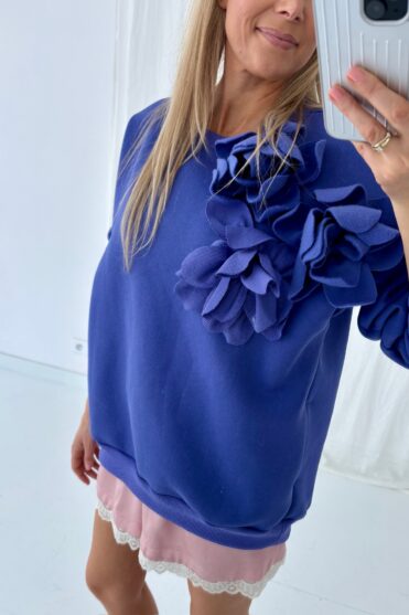 Fioletowa bluza damska na wiosnę