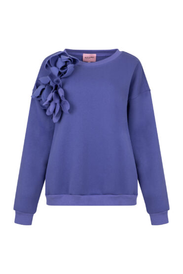 Fioletowa bluza damska na wiosnę