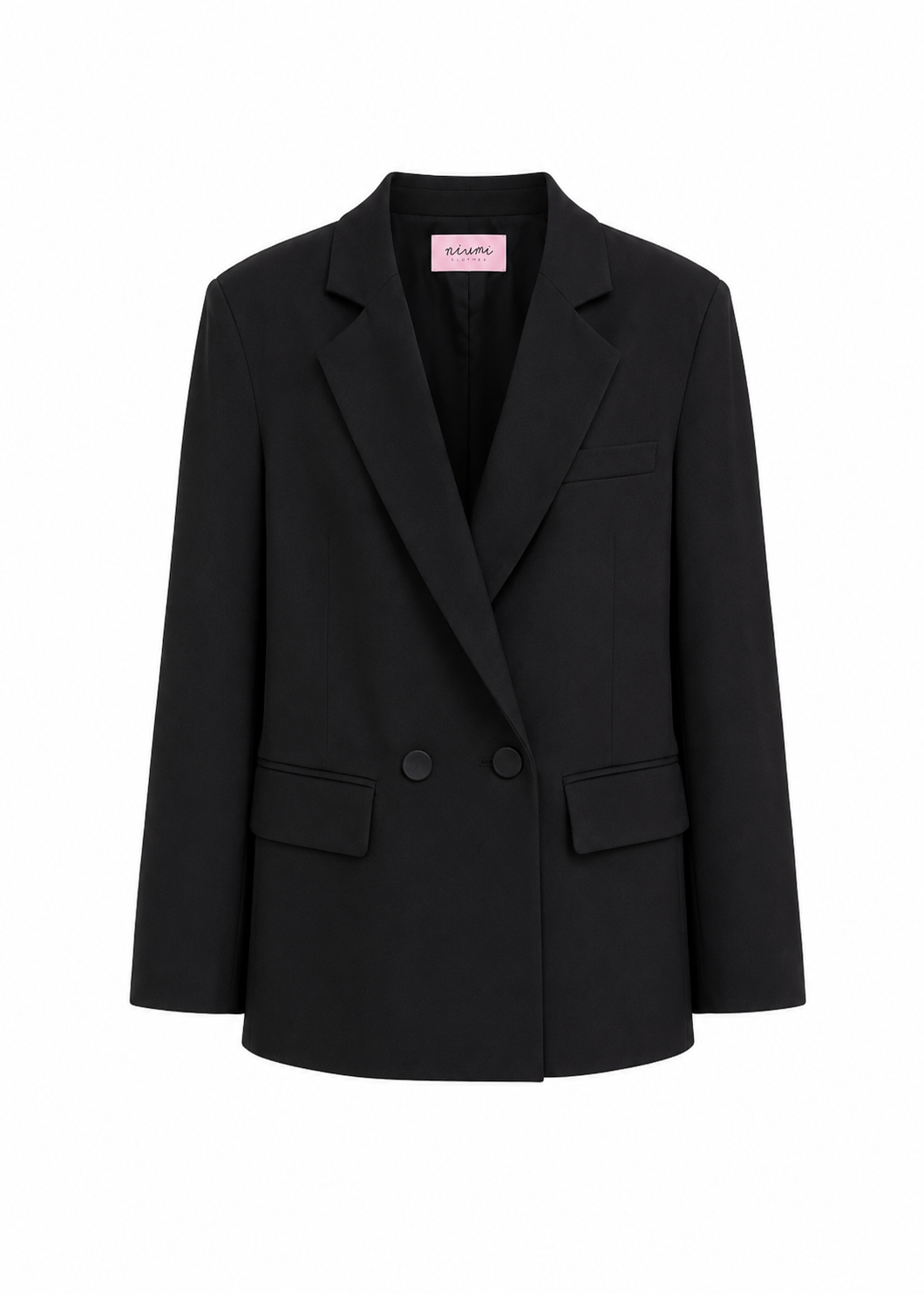 Czarna marynarka damska oversize