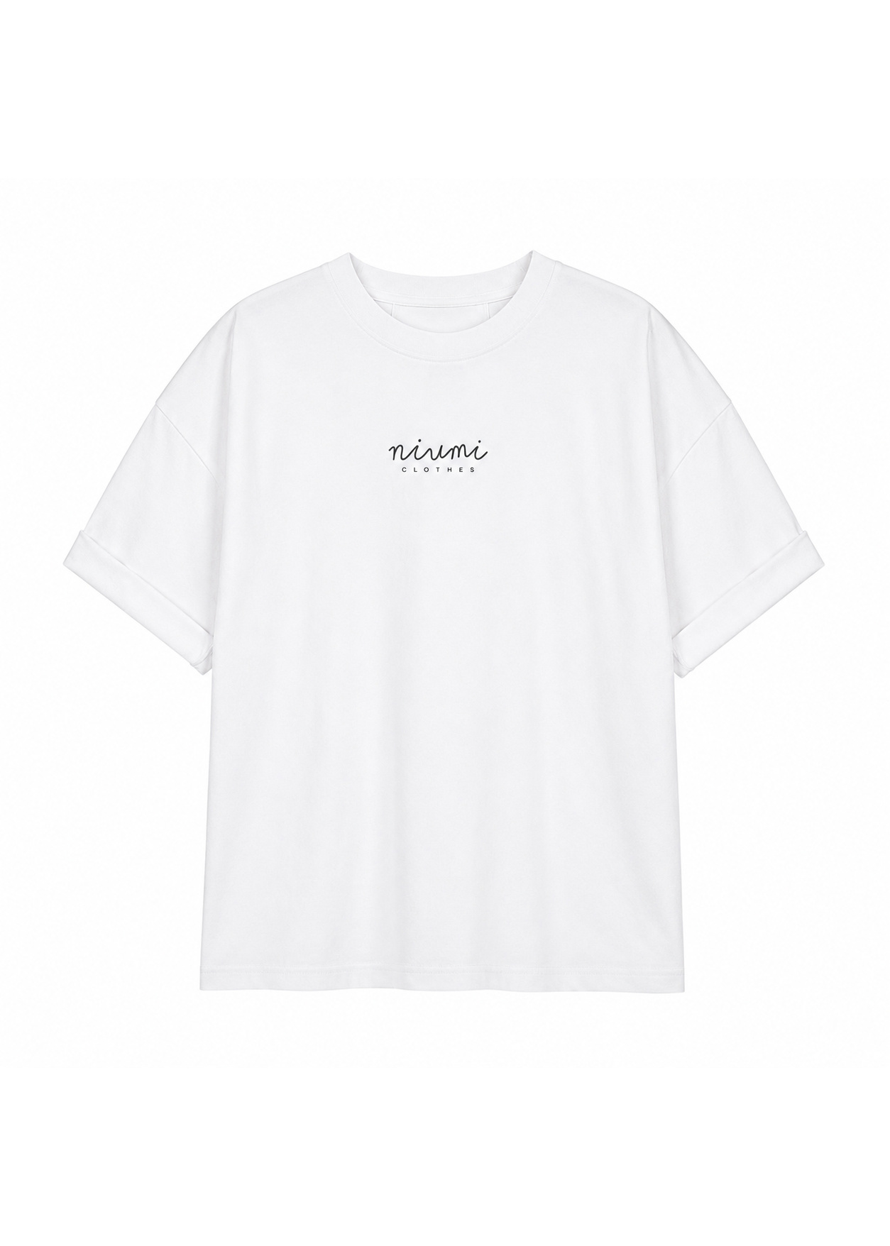 Bawełniany t-shirt z logo biały