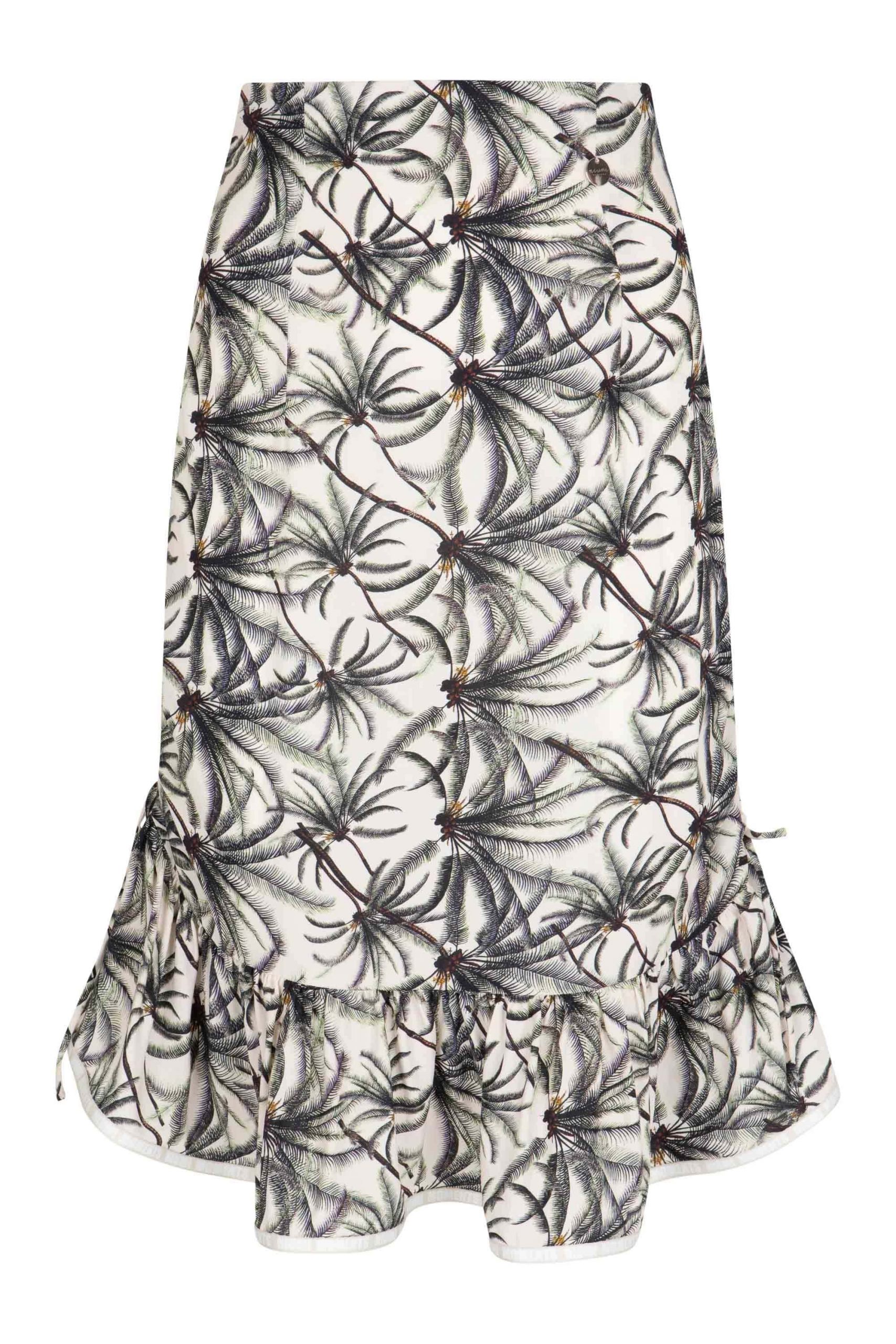 Spódnica boho w palmy